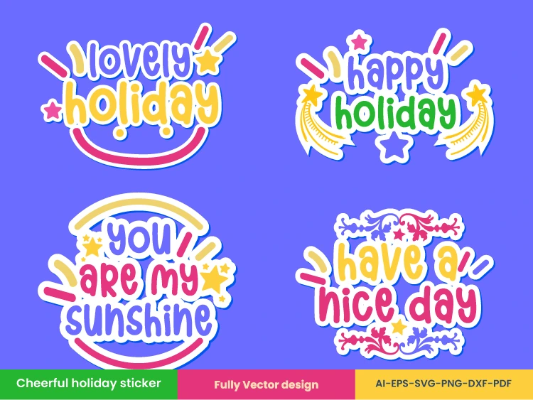 colorful-holiday-sticker-pack