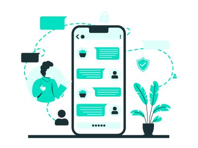Minimalist-Messaging-App-freebies