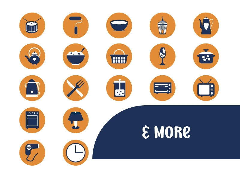 household-and-kitchen-icon-set